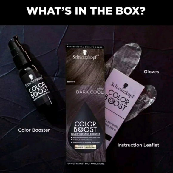 Schwarzkopf DARK COOL Color Boost Vibrancy Booster Up To 20 Washes (2 pack) - Picture 9 of 9
